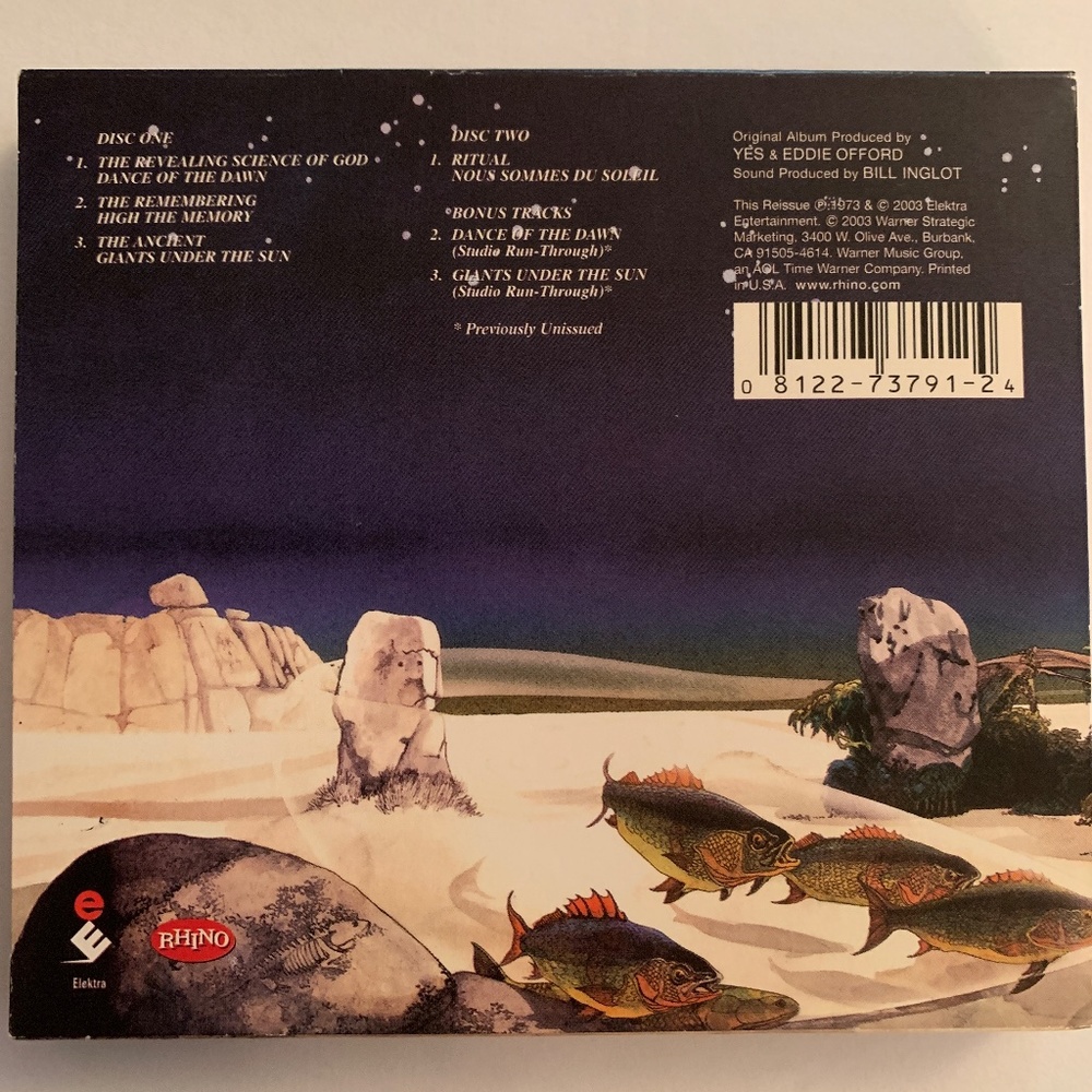 Yes "Topographic Oceans" 2003 ReIssue CD - Picture 6 of 6